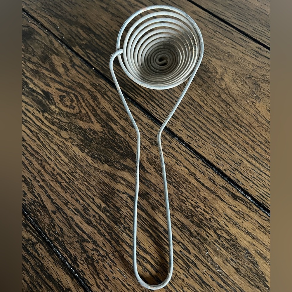 Vintage‎ Metal Wire Coil Egg Separator Kitchen Utensil